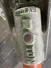 Chance Hoist 1 Ton Hot Stick Ratcheting Strap Hoist. Item ID #51 Used Surplus