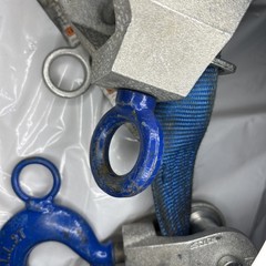 Lug-All Industrial-grade 2-ton web strap come along ratchet winch hoist