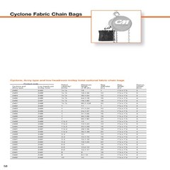 CMCO CYCLONE SERIES 646 MANUAL HAND CHAIN HOIST – 1/4 TON CAPACITY – 10 FT LIFT