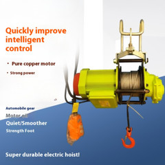 Brushless Fast Small Diamond Hoist Micro Electric Hoist Home Small Crane