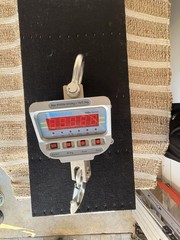 Adam IHSA Series Digital Hanging Crane Scale w/ Hook, Max 6000 lb/3000 kg