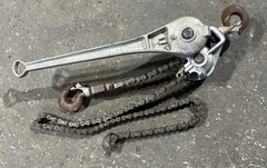 A.B. Chance 1 1/2 Ton Ratchet Chain Hoist