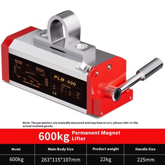 Permanent Magnetic Suction Cup Lifter Round Steel Lifting Manual Spreader