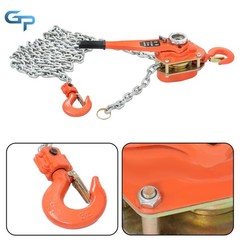 Wrench Hoist 6600lb Capacity 20ft Manual Lever Block Steel Chain Hoist G80 Chain