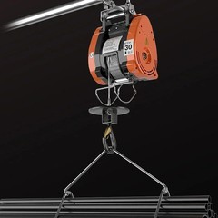 Electric Hoist 220V Crane Lifter Home Use Small Winch Air Conditioner Hoist