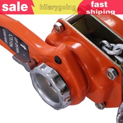 1650LBS 3/4 Ton 10ft Lever Block Chain Hoist Ratchet Type Come Along Puller !