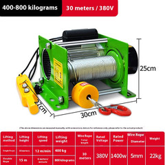 German Winch Heavy Duty Electric Hoist Wireless Remote Control Crane Crane 220V