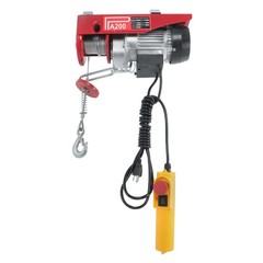 LABLT 440lbs / 200kg 110V Mini Electric Hoist 6.6 ft Wired Remote Control