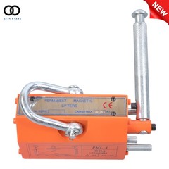 880 lbs/400 kg Permanent Magnetic Lifter Lifting Magnet 2.5 Safety Factor Orange