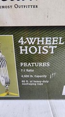 Cabela’s 4 Wheel Hoist Gambrec System (FB131-420300-01) w/ Box – Complete