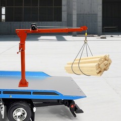 1100LB Truck-Mounted Crane Hoist w/ 12V Electric Winch Pickup Truck Jib Cranes