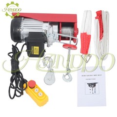 Mini Electric Hoist PA400 880lbs 14ft/4.2m Wired Remote Control Height 20-40ft