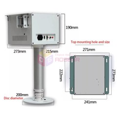 3M Projector Motorized Telescopic Hanger Bamboo Camera Ceiling Lift Bracket