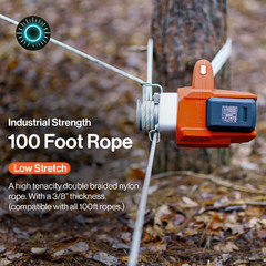 Capstan Winch Cordless Brushless Motor 2000Lb Max Pull Force Portable Li-Ion NEW