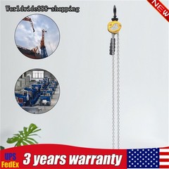 1/4 Ton Mini Lever Block Chain Hoist Ratchet Type Come Along Puller 5 FT Lift