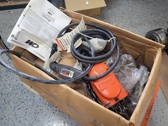 CM 2-TON SINGLE PHASE, 120V, 2409 VALUSTAR ELECTRIC CHAIN HOIST, 10’ OF LIFT