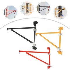 Wall Mount Crane Bracket Alloy Steel Hoist Bracket Crane Swing Arm with Pole