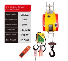 Little King Kong Mini Electric Hoist Motor 220V Small Hoist for Domestic Use