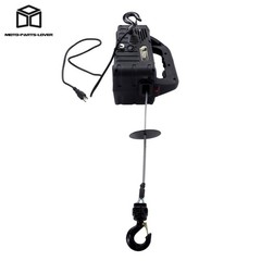 500-C 2in1 Portable Electric Hoist Winch 1100lbs 1500W With Wired Remote Control