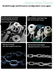 1tons -3Tons Small Lifting Inverted Chain Hand Hoist Crane Hand Lever Hoist
