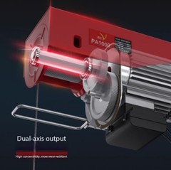 Electric Hoist 220V Home Use Small Crane Winch Hoist Pulley Lifting Crane