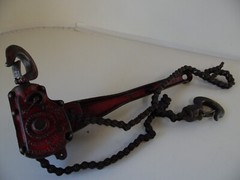 Coffing Company Ratchet Lever Model A-1 Hoist 1 Chain 3/4 TON 2 Chains 1 1/2 TON