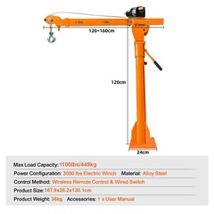SIHAO 3500 Vehicle-Mounted Electric Winch Heavy Duty Truck Crane Winch Capacity