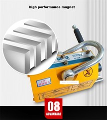 600kg Effort-Saving Design Permanent Magnet Chuck Powerful Magnetic Crane