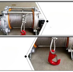 New Aluminum Shell Hoist Multifunctional Crane Home Fast Small Crane Winch