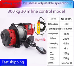 Brushless Variable-Speed Inverter-Driven Hoist 220V Household Lifting Machine