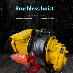Brushless Fast Small Diamond Hoist Micro Electric Hoist Home Small Crane