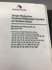 Various Meritor Maintenance Manuals See Pics For Titles (H3)