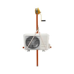 Air Conditioner Lifting Crane Bracket A/C Lifting Tool W/1200lbs Hand Winch