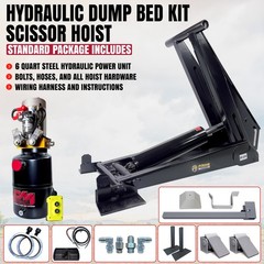 12 Ton (24000 lb) Dump Trailer Hydraulic Scissor Hoist – PH-630