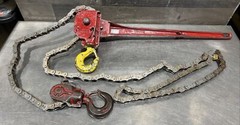 Coffing Hoist 1 Chain-1 1/2 Ton 2 Chain-3 Tons Chain Hoist Used Surplus. ID #6