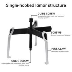 ChgImposs 2 Jaw 3 Jaw Gear Puller, Multifunctional Puller for Auto Car Repair…