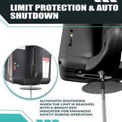 3-In-1 1500W Electric Hoist Winch, 120V Portable Electric Hoist with Remote (Man
