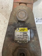 12 Ton Johnson Crane Block SB1S6BH Single Sheave snatch block