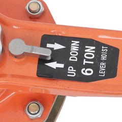 13200lb/6Ton Capacity Alloy Steel Lever Block Chain Hoist G80 Ratchet Hoist 10ft