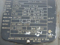 David Brown HB5301 RR A 1/2HP 45FPM 230/460V 3PH Hoist Tractor Power Trolley
