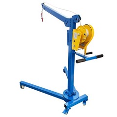 Small Portable Folding Crane Manual Lifting Machine Max.1100LBS Folding Elevator