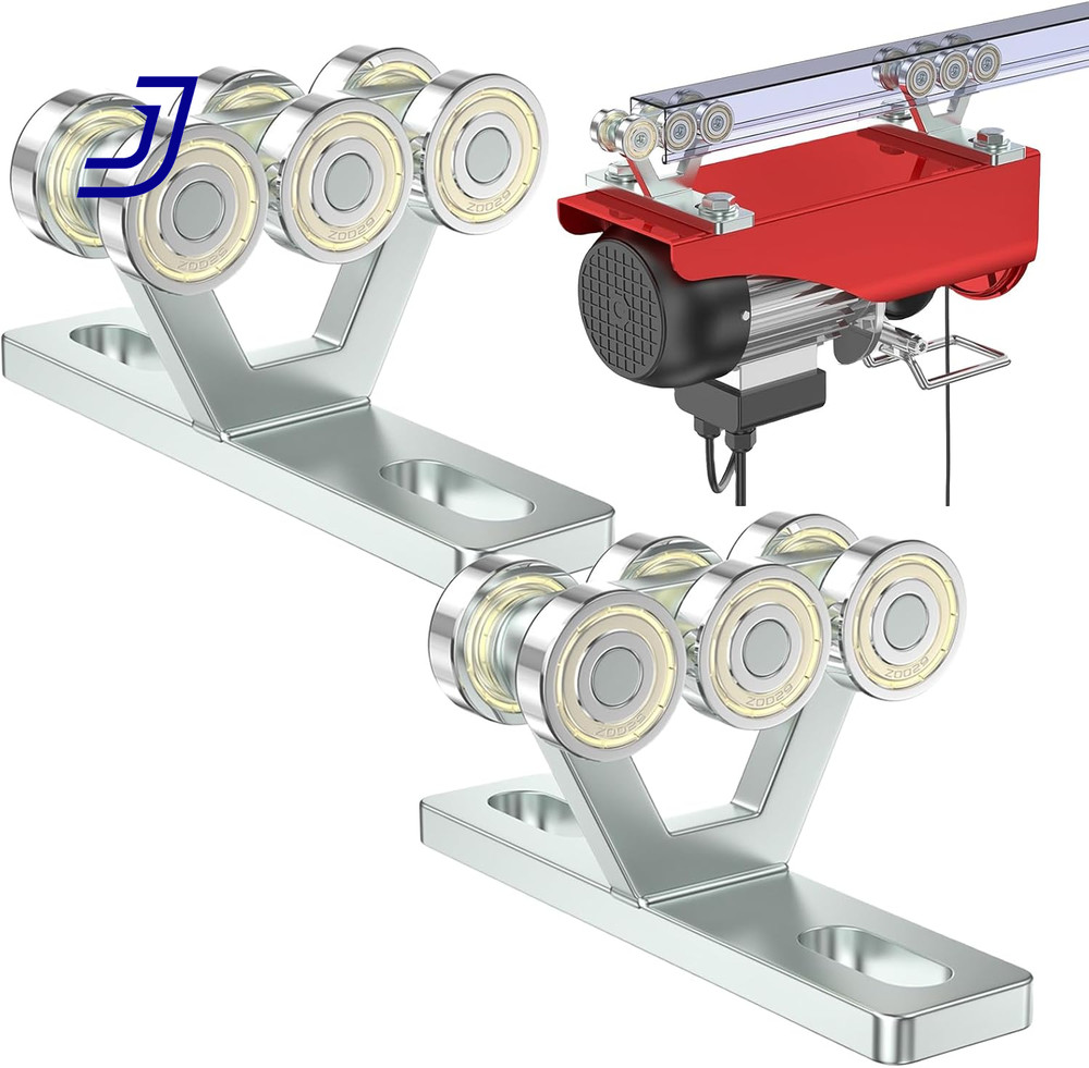 Trolley Wheel 6 Hoist with Rollers Strut Trolley Assembly for Electric Hoist NEW