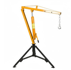 Hitch Mounted Hydraulic Truck Crane 1000lb 360° Swivel for Pickup