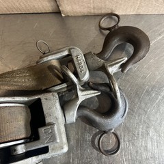 Chance Hoist 1 Ton Hot Stick Ratcheting Strap Hoist. Item ID #62 Used Surplus