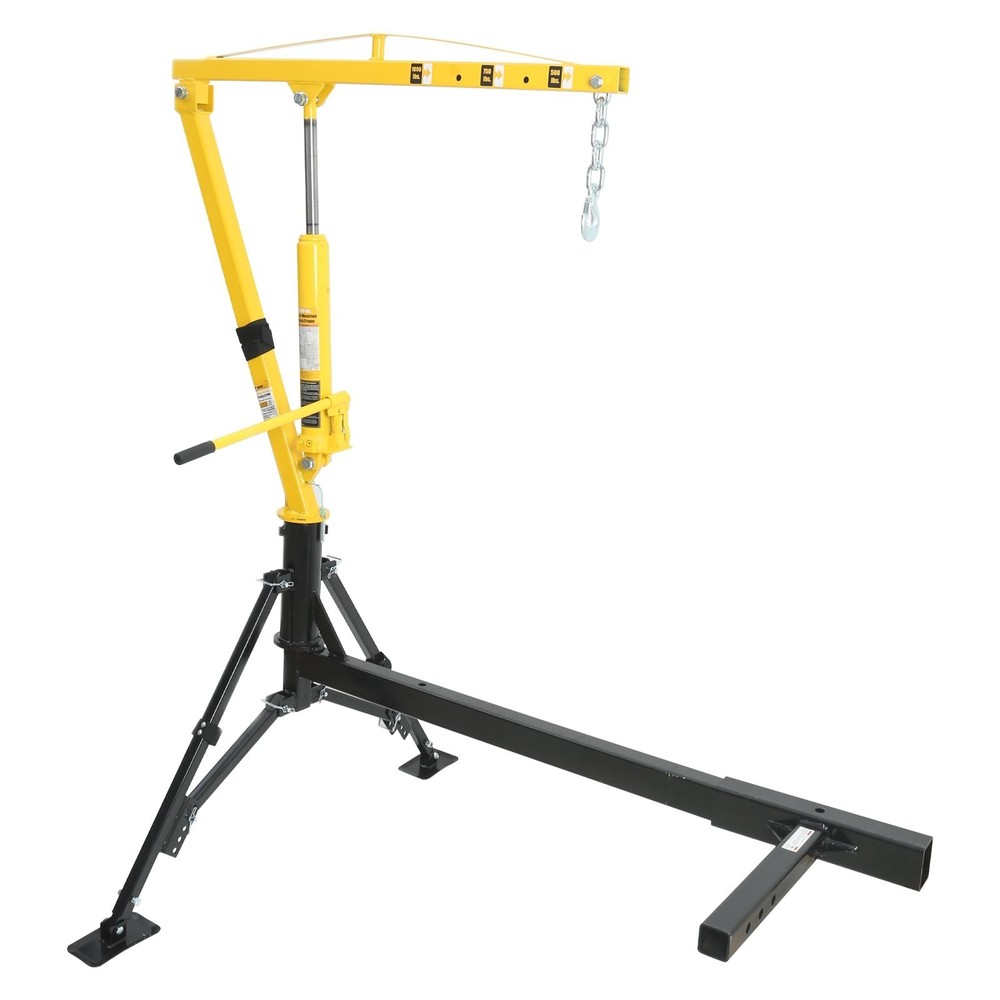 MaxxHaul 70238 Hydraulic Receiver Hitch Mounted Crane – 1000 lb. Capacity – P…