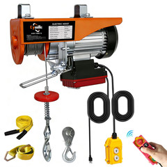 880 Lbs Electric Hoist, 2 in 1 Wireless/Wired Remote Control, 110V/120V Electric