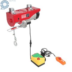 Electric Hoist 1600W 110V 2200lbs 328ft Wireless & 14ft Wired Remote Control