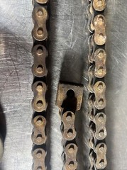 A.B. Chance 3/4 Ton Ratchet Link Chain Hoist. Will Need 2nd Hook Installed. ID 1