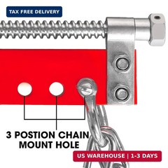 Big RED Engine Hoist Shop Crane Accessory, Steel 3 Position 3/4 Ton (1500 lbs) E