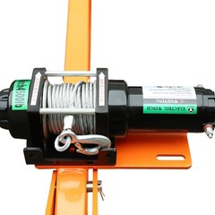 1100lb Q235 Steel Truck-Mounted Crane Hoist 12V Electric Pickup Truck Jib Cranes